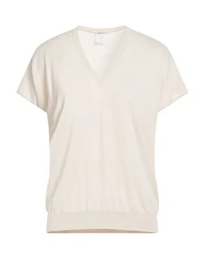 Eleventy Platinum Woman Sweater Beige Size L Wool In Sand