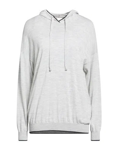Eleventy Platinum Woman Sweater Light Grey Size M Wool In Gray