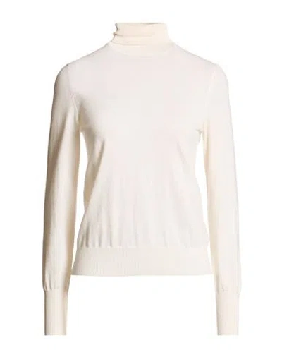 Eleventy Platinum Woman Turtleneck Ivory Size M Cashmere In White