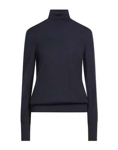 Eleventy Platinum Woman Turtleneck Midnight Blue Size Xl Cashmere