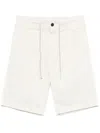 Eleventy Drawstring Bermuda Shorts In Neutrals