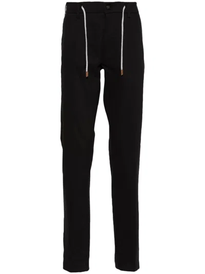 ELEVENTY PLEAT-DETAIL TAPERED TROUSERS