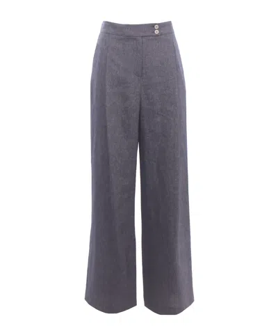 Eleventy Pleated Casual Pants In Gray