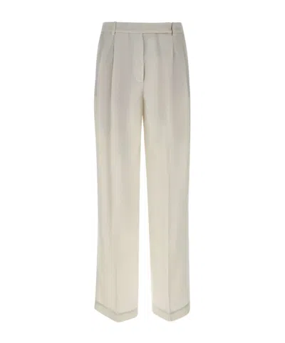 Eleventy Pleated Casual Pants In Nude