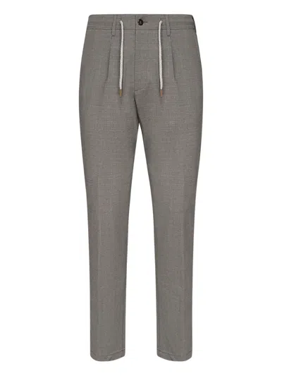 ELEVENTY PLEATED DRAWSTRING TROUSERS