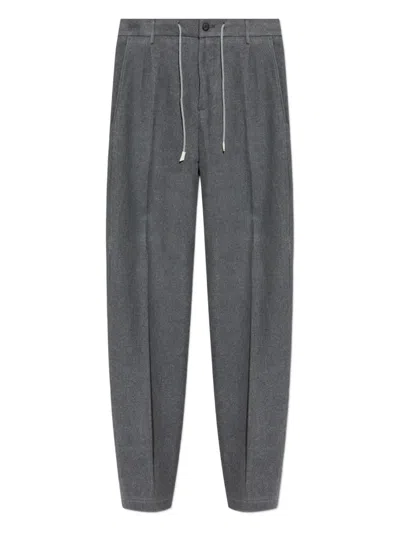ELEVENTY PLEATED DRAWSTRING TROUSERS