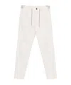 Eleventy Regimental Jogger Trousers Drawstring In Neutral