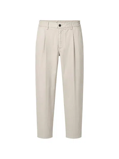 Eleventy Pleated Elasticated-waist Trousers In Neutral