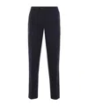 Eleventy Pleated Zipper Casual Pants In Black