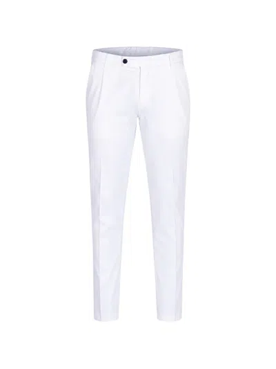 Eleventy Slim-fit Straight-leg Jeans In White