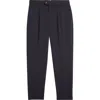 Eleventy Pleated Stretch Virgin Wool Pants