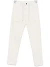 Eleventy Pleated Tapered Trousers In Neutrals