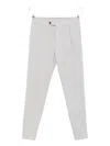 Eleventy Pleated Trousers In Gray