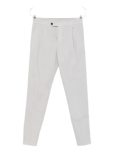 Eleventy Pleated Trousers In Gray