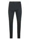 Eleventy Trousers Featuring Back And Side Pockets In Black