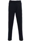 Eleventy Pleated Trousers In Blue