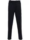 Eleventy Pleated Trousers In Blue