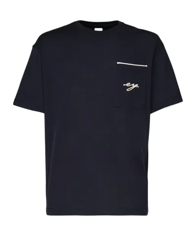 ELEVENTY ELEVENTY POCKET LOGO T-SHIRT
