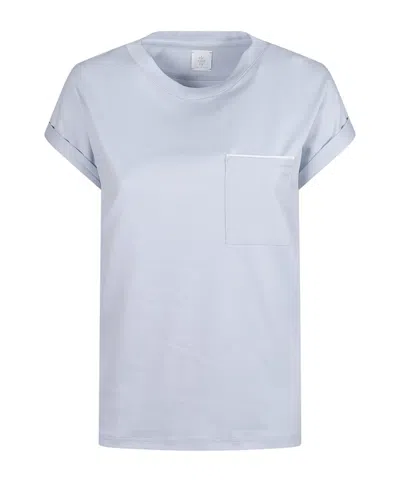 Eleventy Pocket T-shirt In Gray