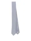 Eleventy Pointed-tip Tie In Gray