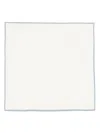 Eleventy Polka Dot-print Handkerchief Scarf In White