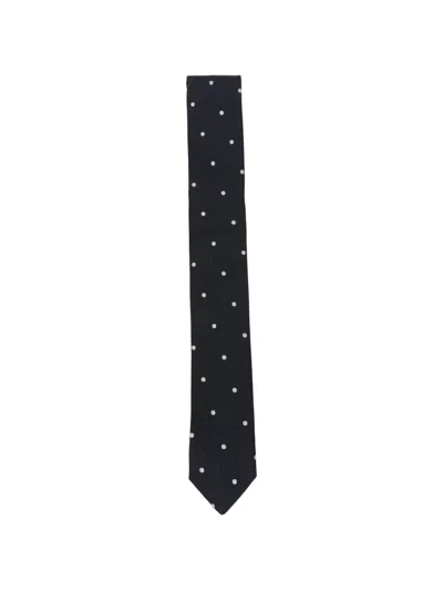 Eleventy Polka-dot Silk Tie In Multi