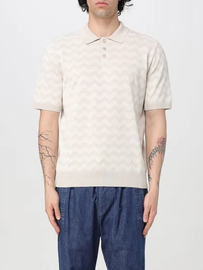 Eleventy Polo Shirt  Men Color Sand