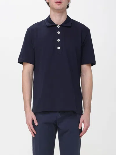 Eleventy Polo Shirt Men  In Blue