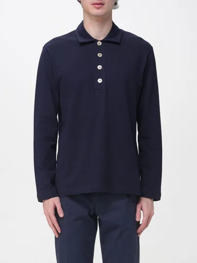 Eleventy Polo Shirt Men  In Blue