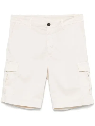 Eleventy Poplin Shorts In Neutrals