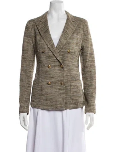 Pre-owned Eleventy Printed Blazer W/ Tags