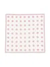 Eleventy Printed Handkerchief In White