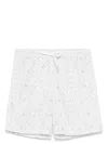 Eleventy Printed Swim Shorts In Grey