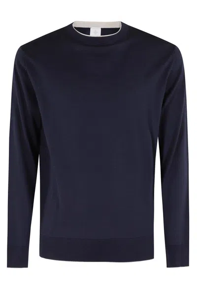 Eleventy Profile Shirt In Blue