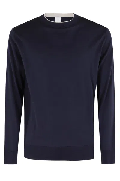 Eleventy Profile Shirt In Blue