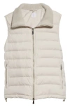 Eleventy Quilted Down Puffer Vest In Sand