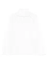 Eleventy Raglan-sleeve Turtleneck Sweater In White