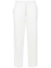 Eleventy Relaxed Fit Trousers Drawstring Waistband In Neutrals