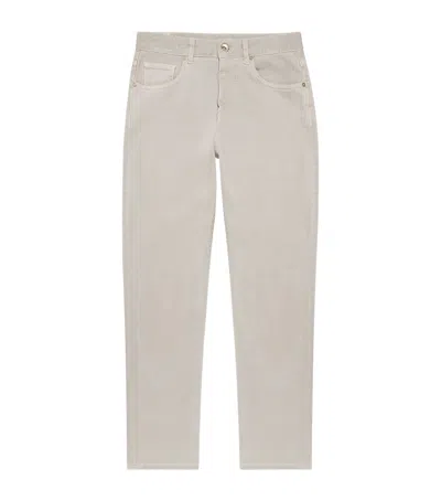 Eleventy Relax Straight Jeans In Neutral