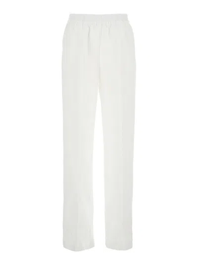 Eleventy Relaxed Fit Pants With Elastic Waistband