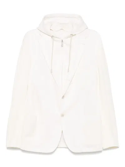 ELEVENTY REMOVABLE-BIB BLAZER