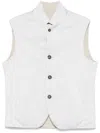 Eleventy Reversible Gilet In Grey