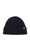 Eleventy Ribbed Knit Hat With Folded Cuff In Black