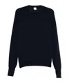 Eleventy Ribbed Crewneck Raglan Sweater With Long Sleeves In Black