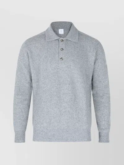 ELEVENTY RIBBED CREWNECK SWEATER WITH CUFFS AND HEM