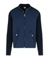 Eleventy Blue Wool Blend Jacket Men In Blue