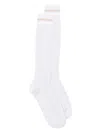 Eleventy Ribbed Socks In Grey