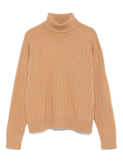 ELEVENTY RIBBED TURTLENECK SWEATER