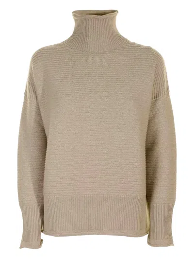 ELEVENTY RIBBED TURTLENECK SWEATER