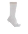 Eleventy Ribbed-knit Socks In Multi